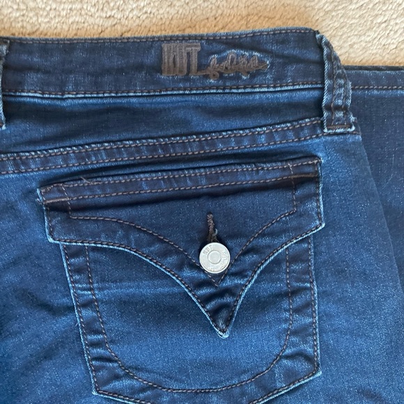 KUT Darkwash Mia Toothpick Skinny Jeans - Picture 7 of 10